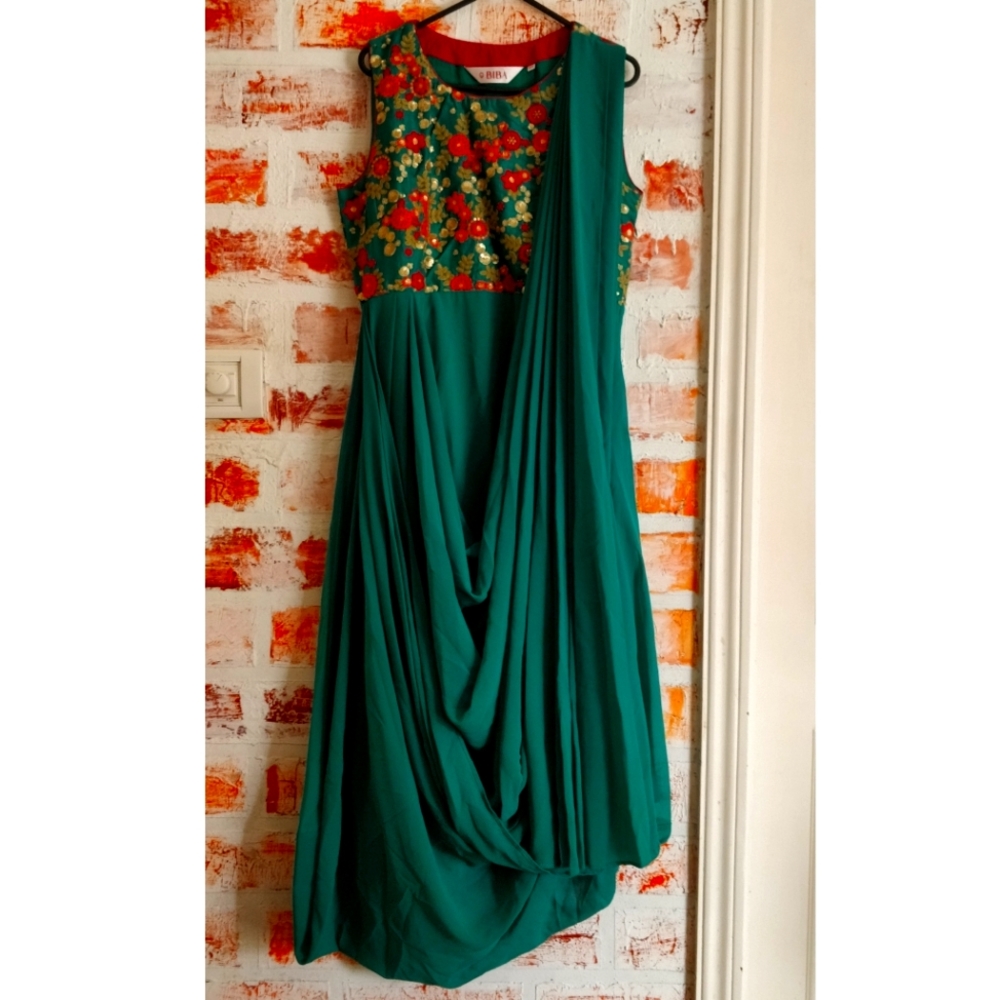 Biba Green Fusion Suit Size 34 - Picture 3 of 3